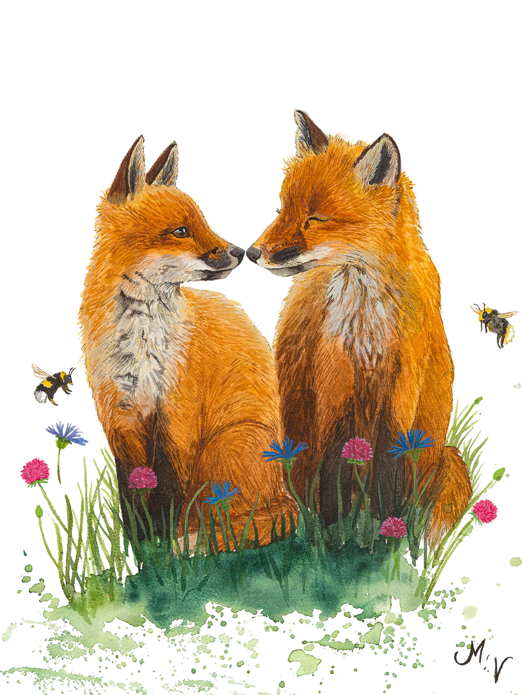 " Renardoux" - tirage d'art A3