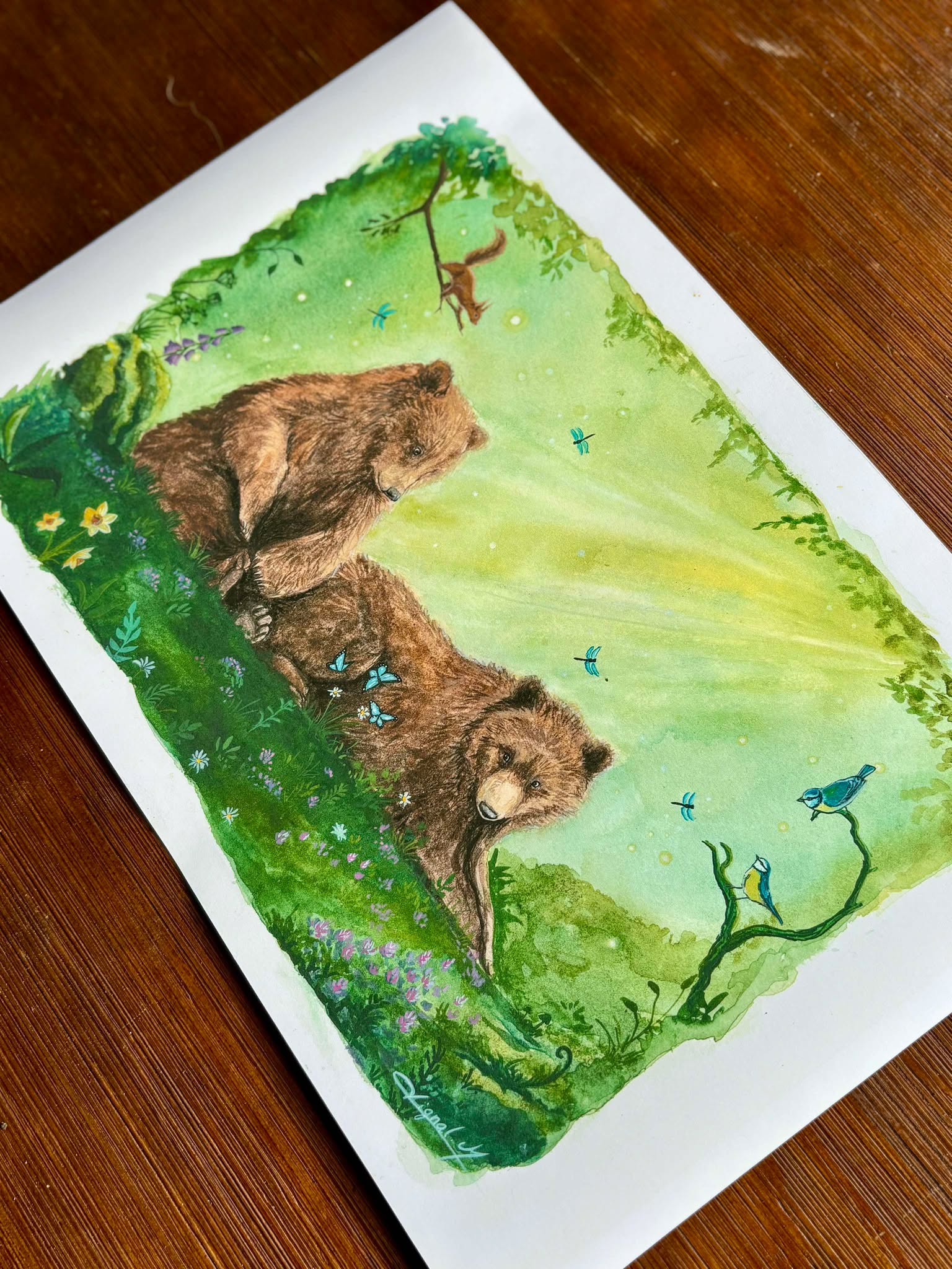 " Au pays des merveilles " - tirage d'art A4