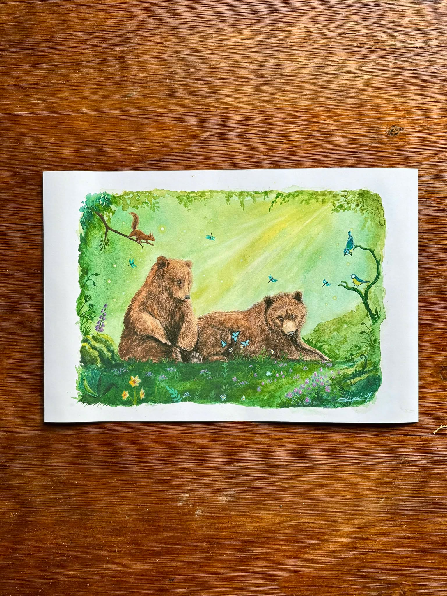 " Au pays des merveilles " - tirage d'art A4