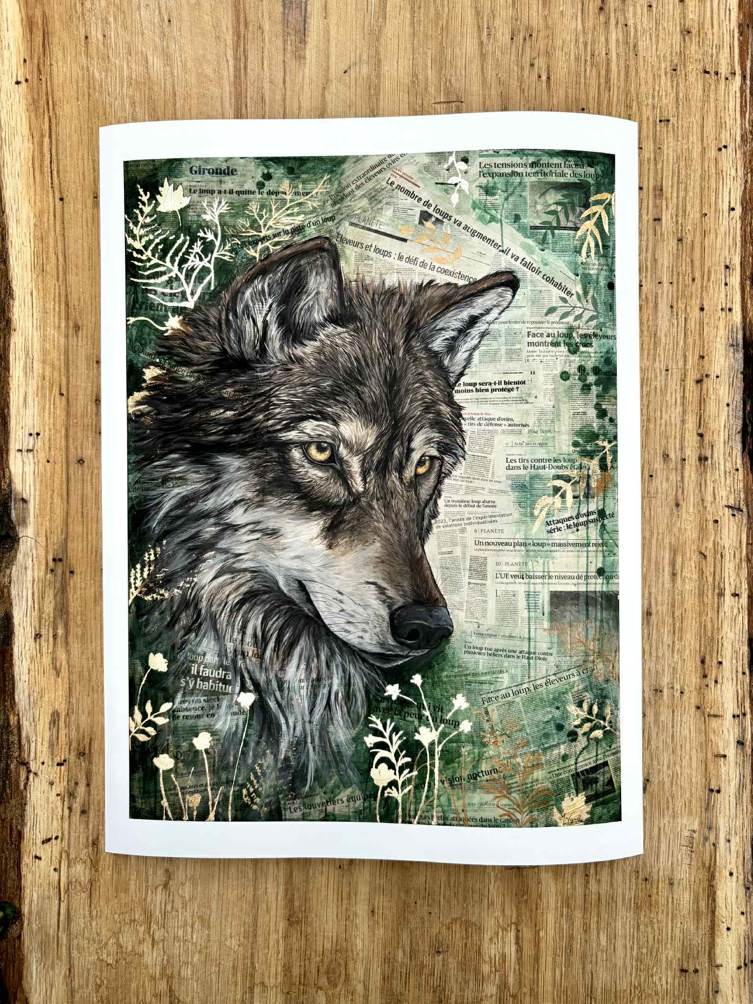 Un regard sur l'avenir - tirage d'art Grands formats - 300 gr