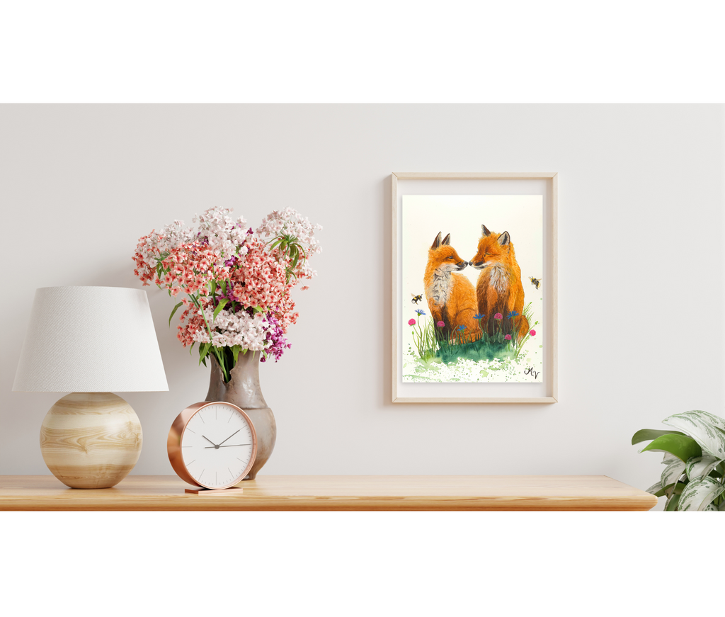 " Renardoux" - tirage d'art A3