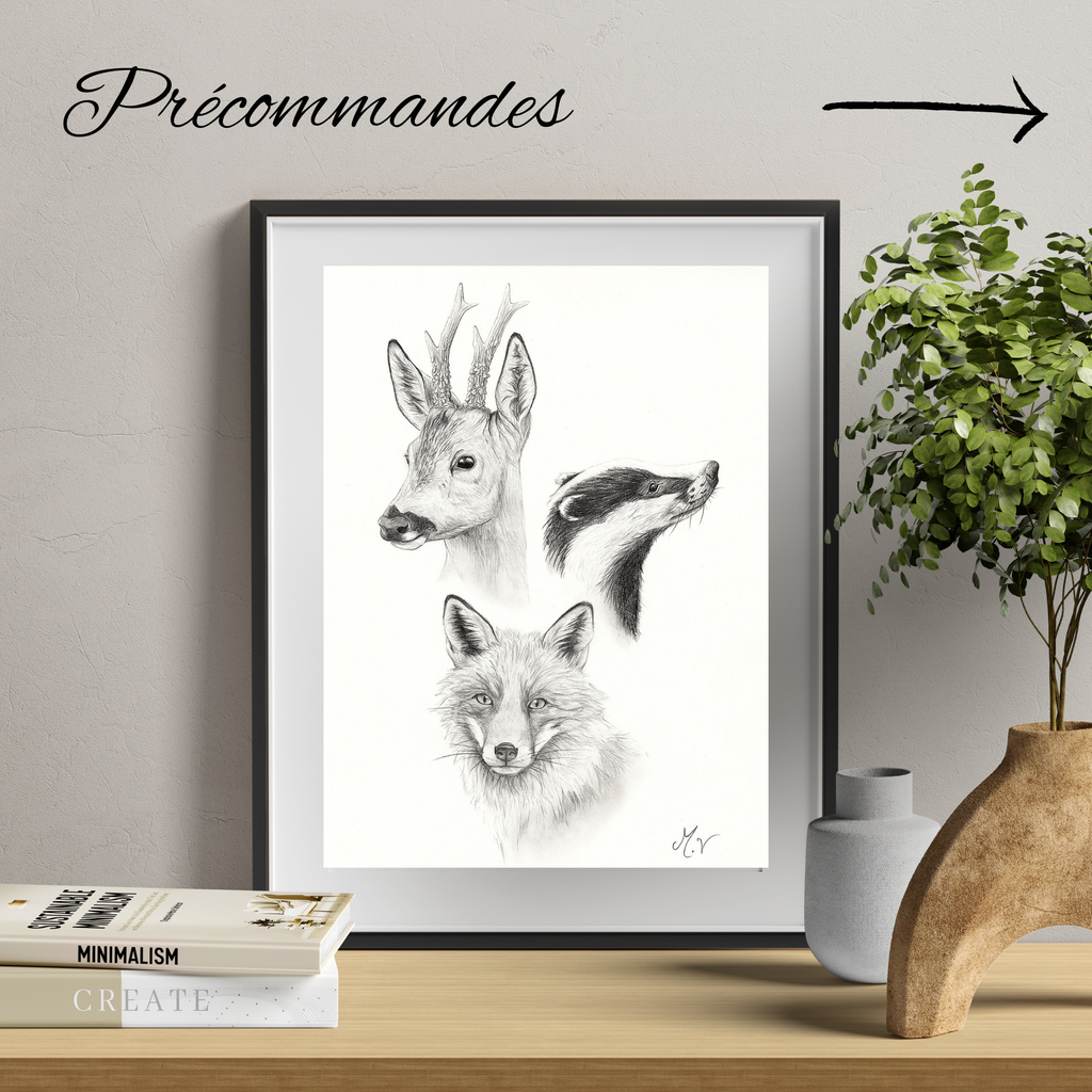 «  Trio forestier » - A3