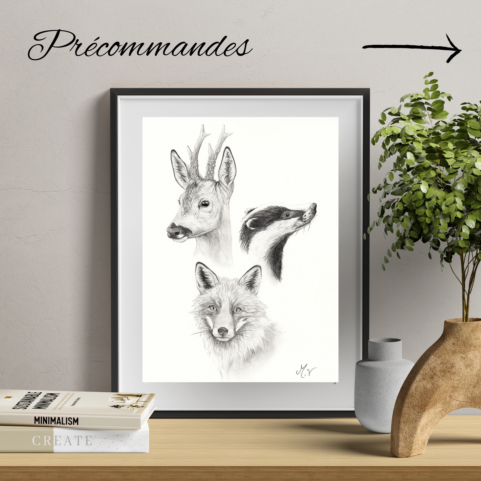 «  Trio forestier » - A3