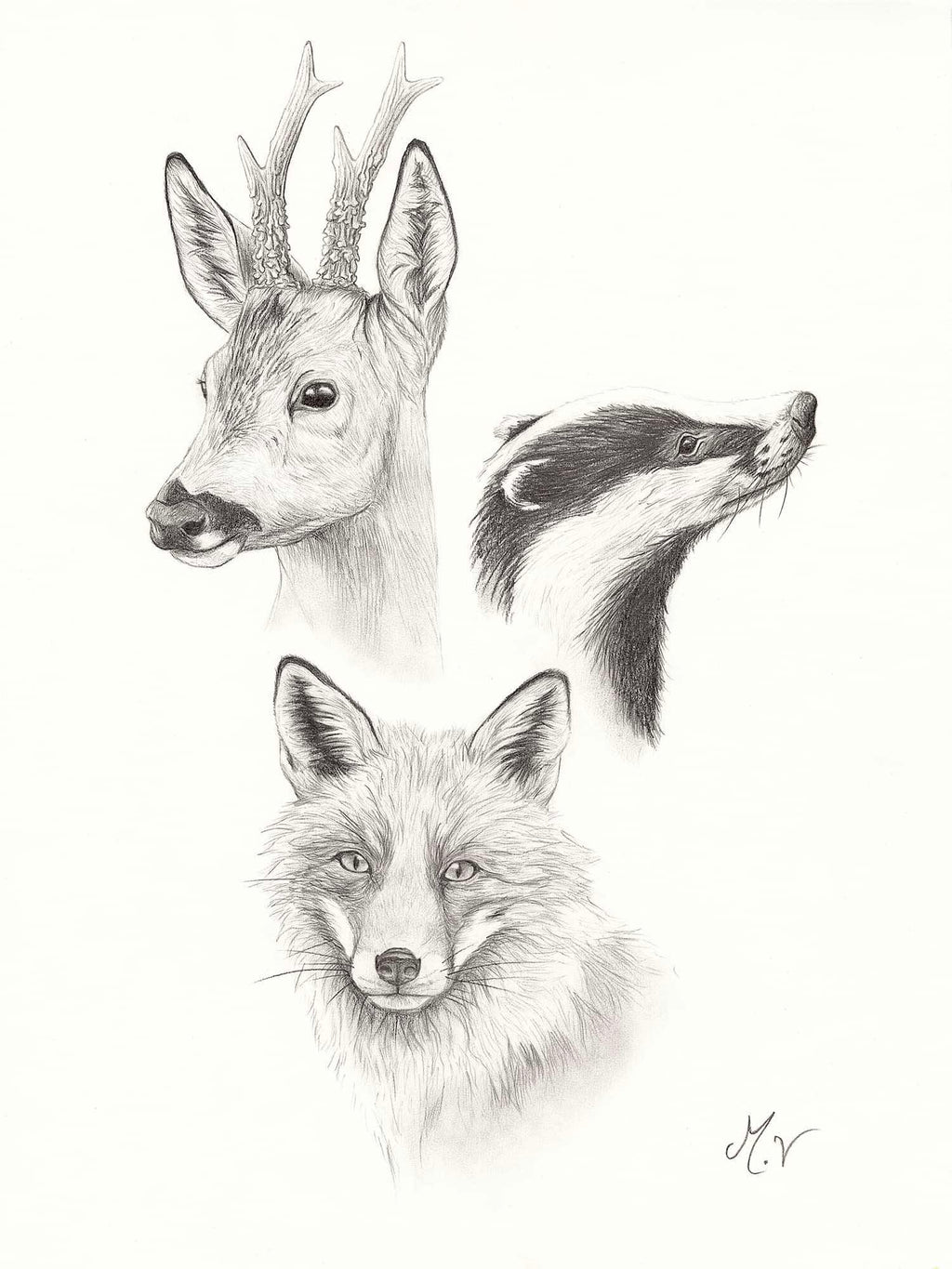 «  Trio forestier » - A3