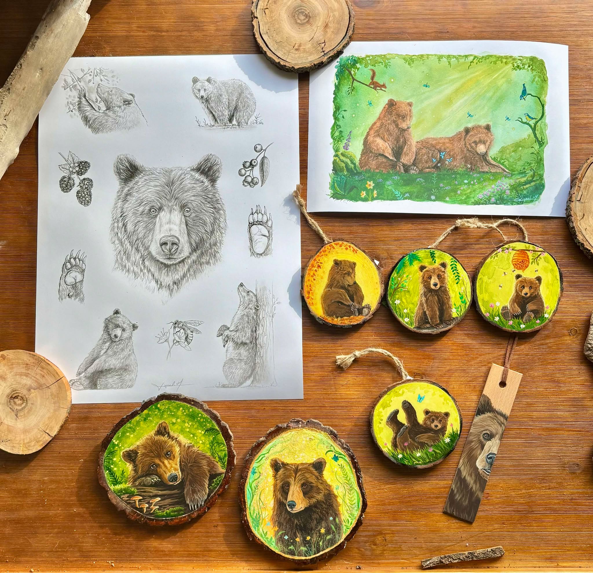 " Au pays des merveilles " - tirage d'art A4