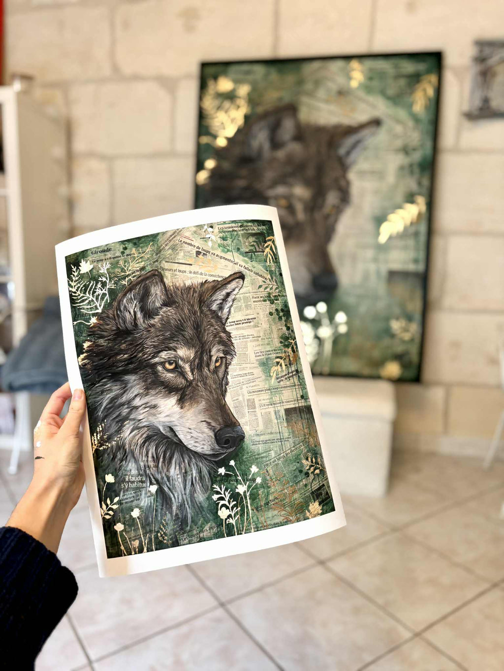 Un regard sur l'avenir - tirage d'art Grands formats - 300 gr